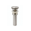 Nhấn xả chậu rửa có xả tràn, màu Brushed Nickel, hiệu TREVI - HB8126BN