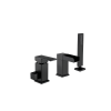 Vòi cấp bồn 3 lỗ, màu Black, hiệu TREVI - TVF03122B