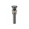 Nhấn xả chậu rửa có xả tràn, màu Gun metal, hiệu TREVI - TVPU8126GM
